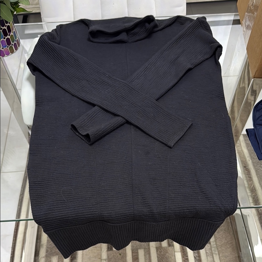 lululemon athletica Black Ribbed Dress